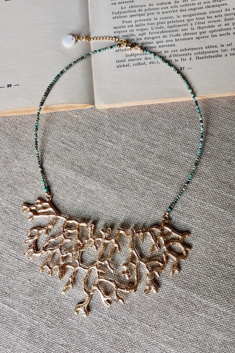 Collier Mila turquoise africaine