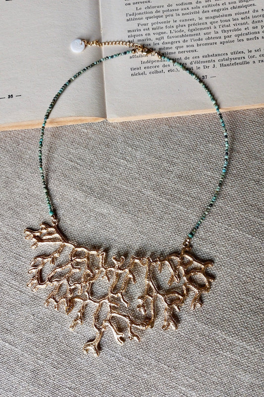Collier Mila turquoise africaine